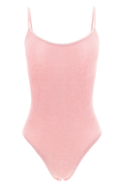the hunza g pamela one-piece swimsuit exemplifies contemporary beachwear throu
