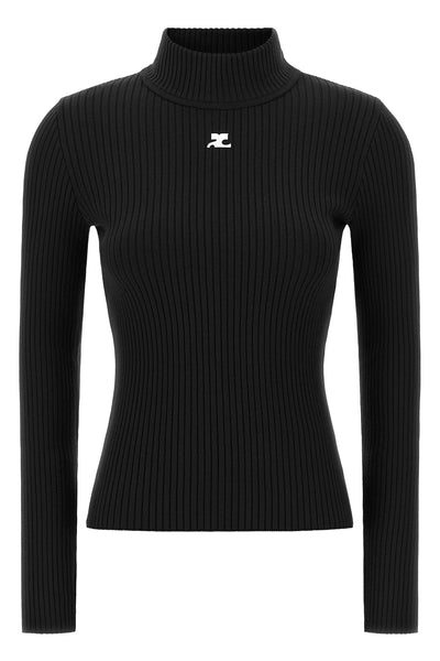 the reedition courrèges high neck sweater redefines the codes of contemporary