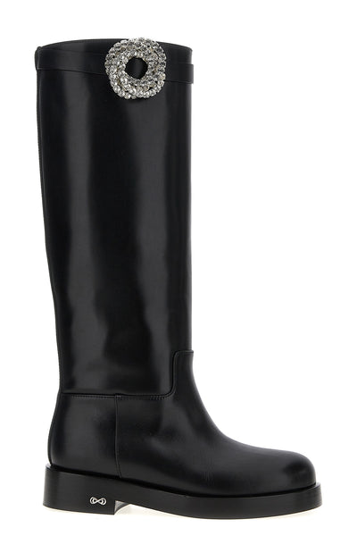 galaxy leather boots