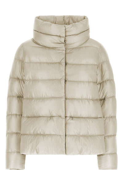 the herno hood redefines the volumes of outerwear through a slightly flared silh