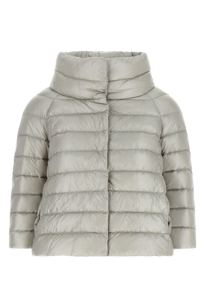 the herno sofia mini hood sets new standards for outerwear through a geometric