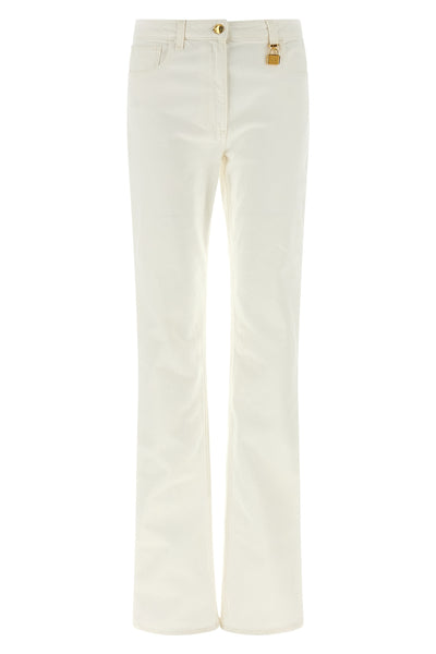 garment-dyed cotton denim jeans