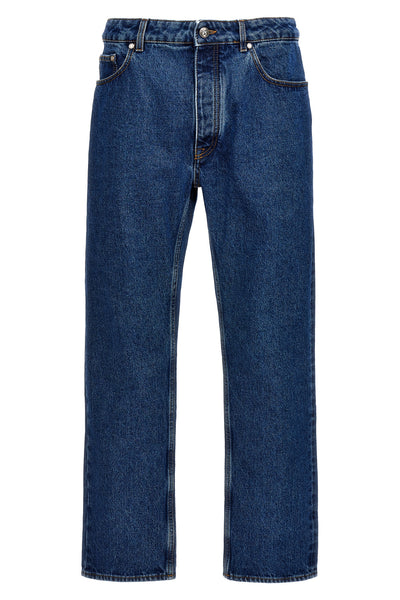 lw monogram cotton denim jeans