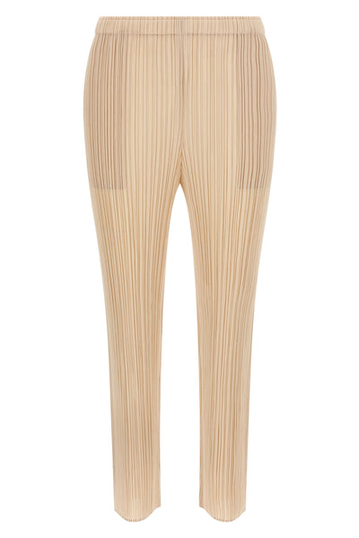 monthly colors: july pleated pants