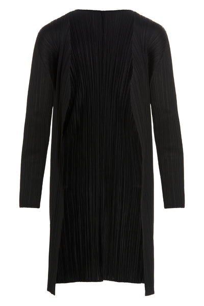 basics pleated cardigan