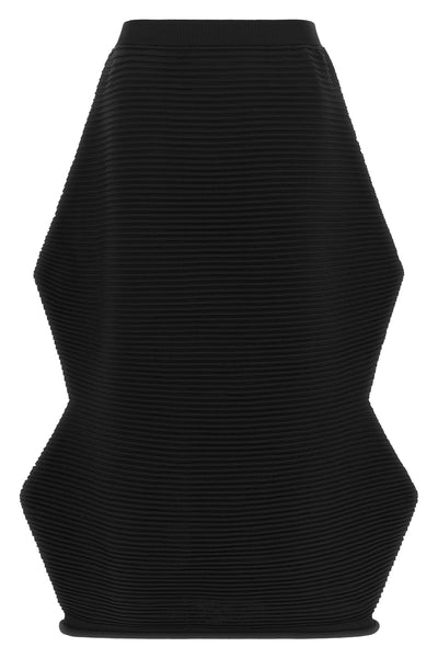 the long skirt pleats please issey miyake zig zag knit redefines the codes of