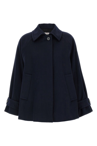 virgin wool caban coat