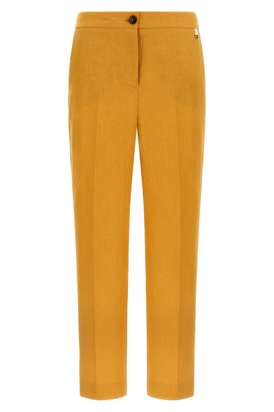 light linen tailored trousers