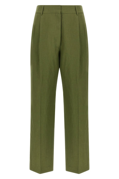 mid-day sun fox linen trousers