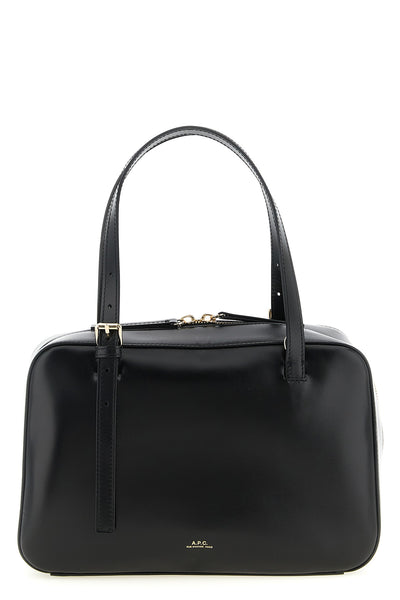 virginie box smooth leather handbag