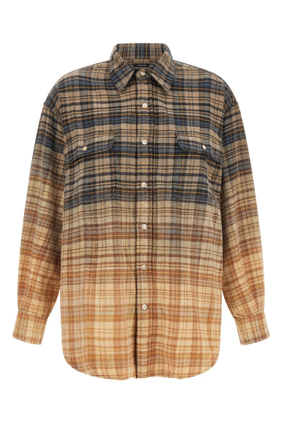 the boyfriend r13 shirt redefines casual tailoring through a strong visual nar