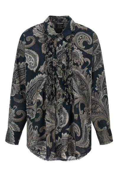italian cotton gauze shirt