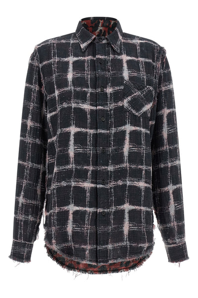 reversible peach hand cotton shirt