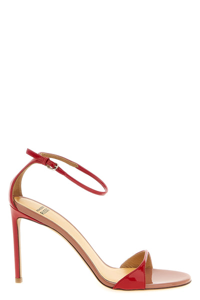 r1s1023 sandals in shiny kidskin leather