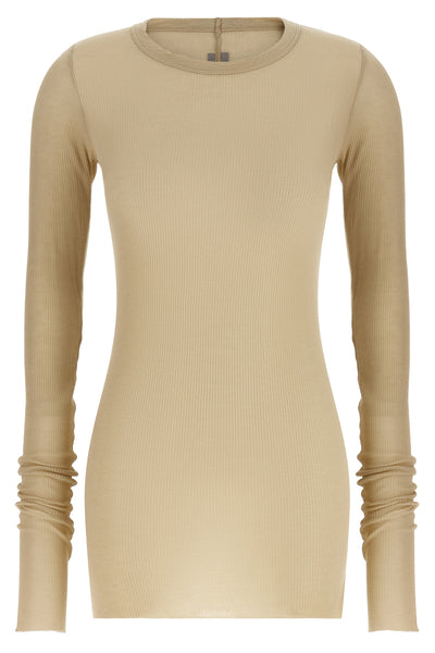 rib ls t ribbed viscose and stretch silk blend t-shirt