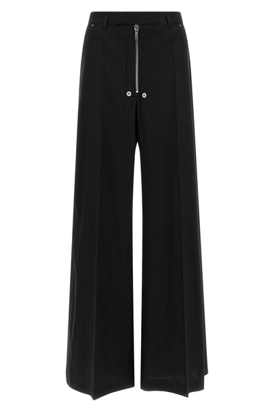 tailored wide belas wool blend pants