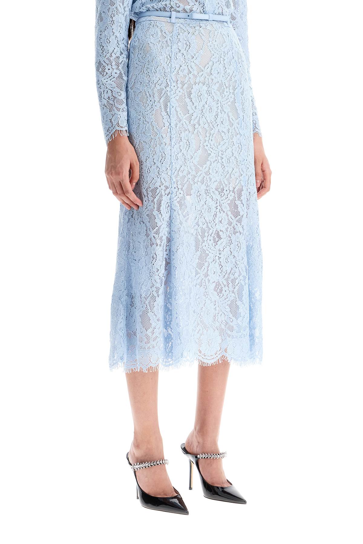 lace midi skirt in seven