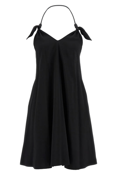 flamenco dress in medium-weight stretch viscose cady