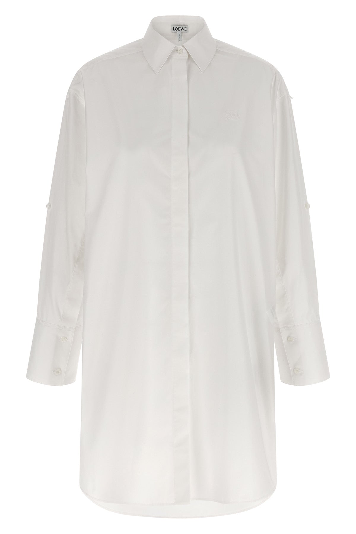 loewe midi dress Loewe Light Cotton Poplin Midi Dress