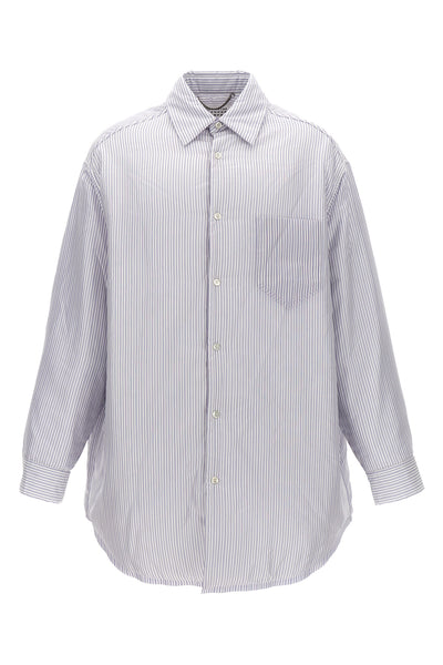 padded cupro shirt jacket