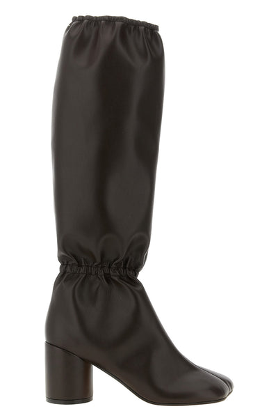 maison margiela mm6 anatomic high boots redefine the volumes of contemporary f
