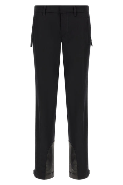 the dsquared2 cigarette pants redefine the concept of urban tailoring through a