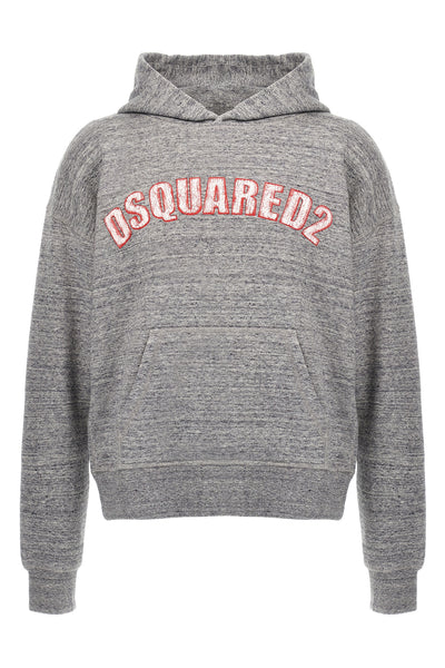 nyc fit hoodie in melange brushed cotton