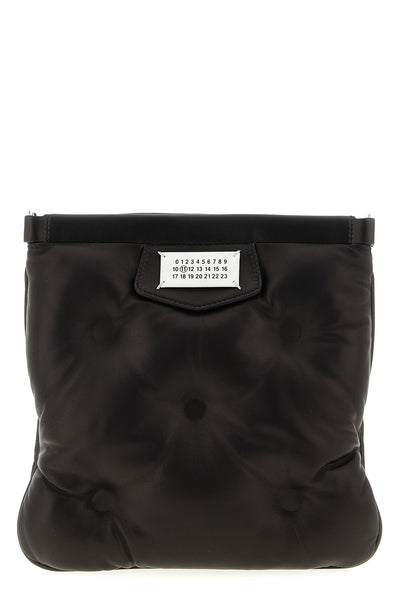 glam slam flat pocket matelassé-effect padded and quilted nappa leather crossb