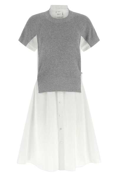 hybrid midi dress