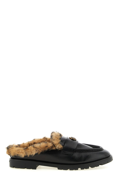 the sabot pinko nora 09 redefines the slip-on model through a bold contrast of t