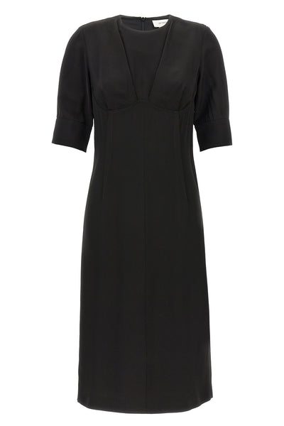 sele viscose crewneck dress
