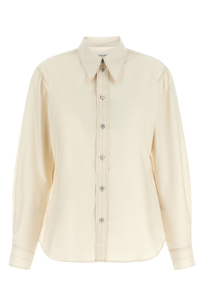 the lemaire pointed collar shirt reinterprets a wardrobe classic through a rigor