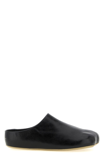 factory sabots in smooth calf leather