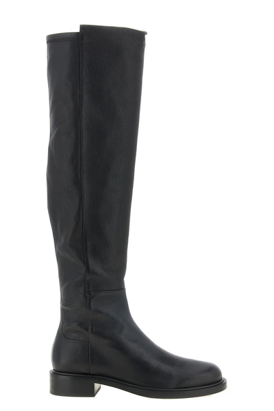 stuart weitzman 5050 gisele above-the-knee boots define an enveloping silhouet