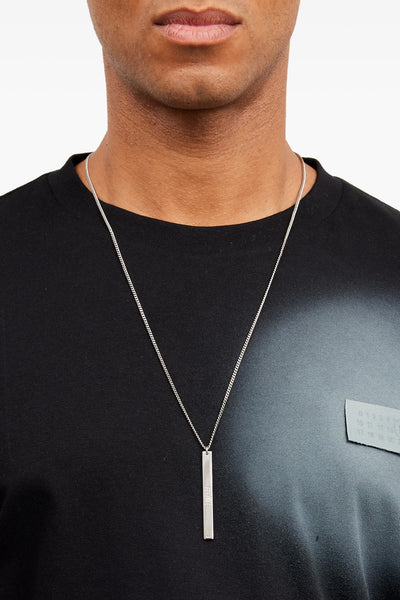 the mm6 maison margiela numeric bar necklace