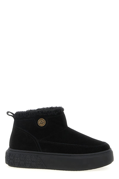 yoko 22 suede effect fabric ankle boots