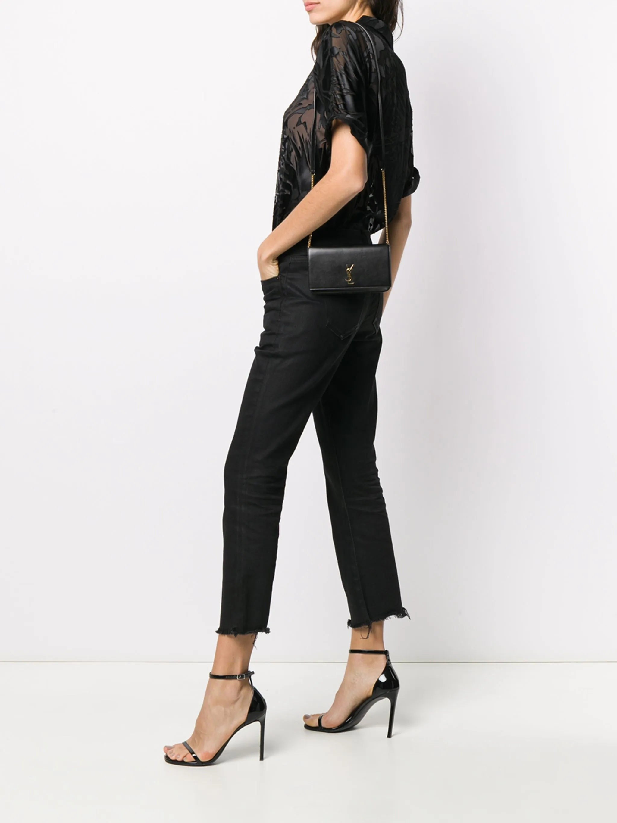 Cassandre Phone Leather Shoulder Bag