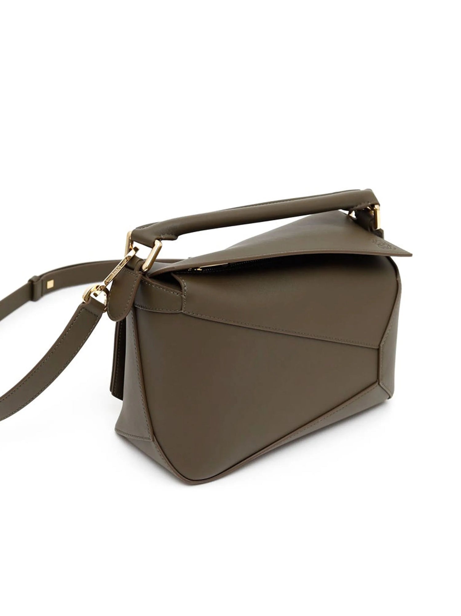 Puzzle Edge Small Leather Shoulder Bag