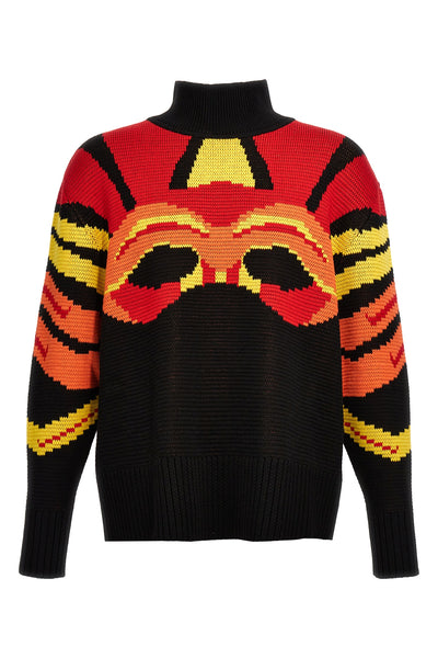 jacquard wool sweater