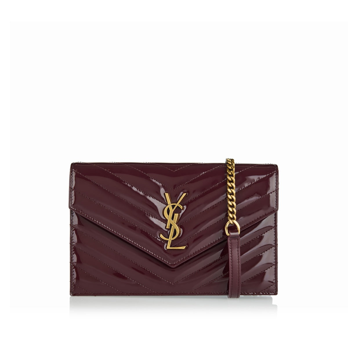 saint-laurent-cassandre-matelasse-small-burgundy-chain-wallet