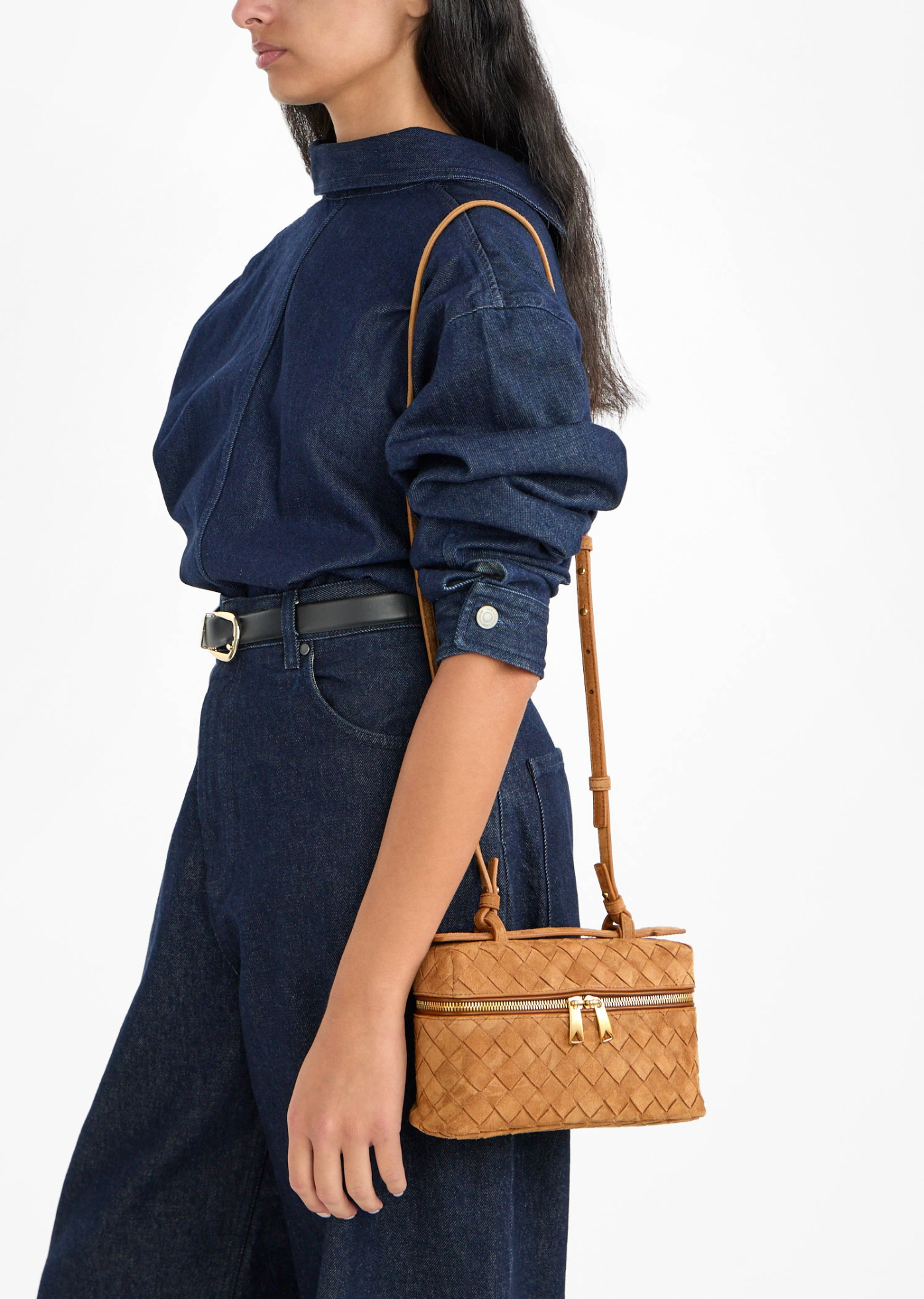 Bang Bang Vanity Case Suede Bag