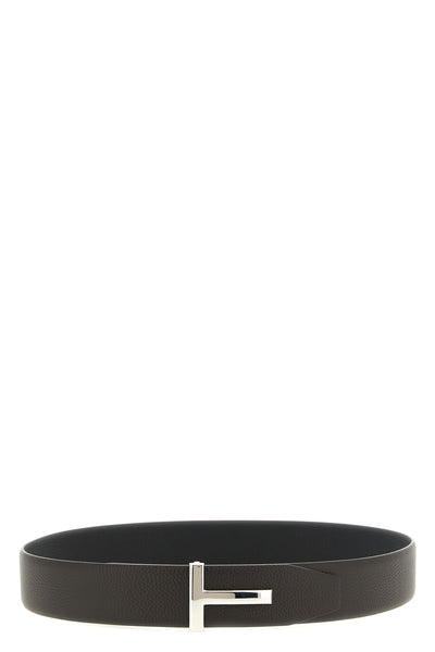 icon grain leather reversible belt