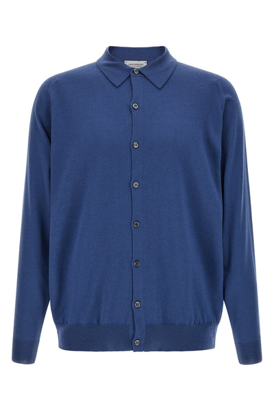 the john smedley tibor knitted shirt
