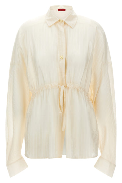 dalida shirt in semi-transparent muslin