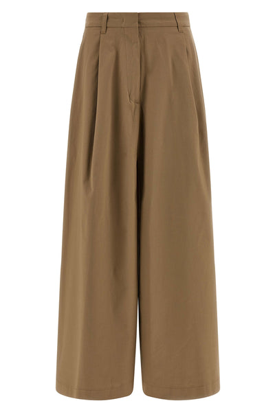 daisy long skirt in cotton gabardine
