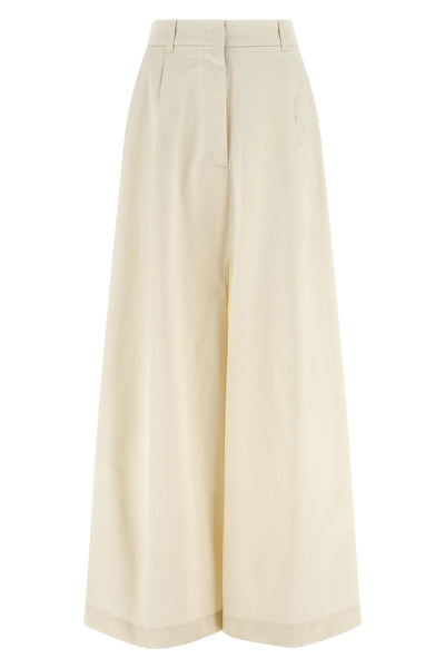 daisy long skirt in cotton gabardine