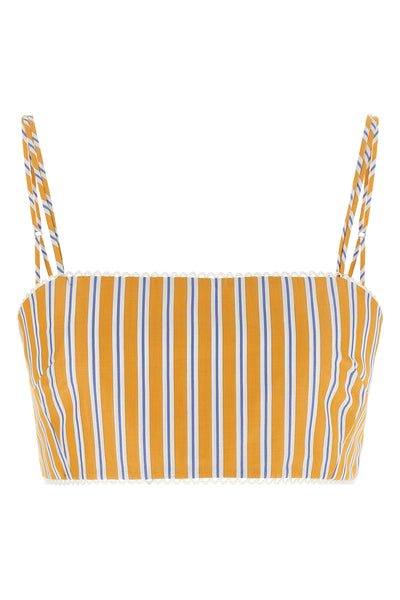 carrie top in cotton poplin