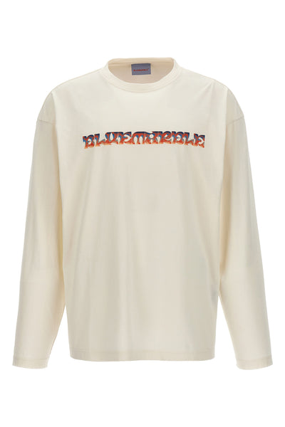 trippy leaves cotton crew neck t-shirt