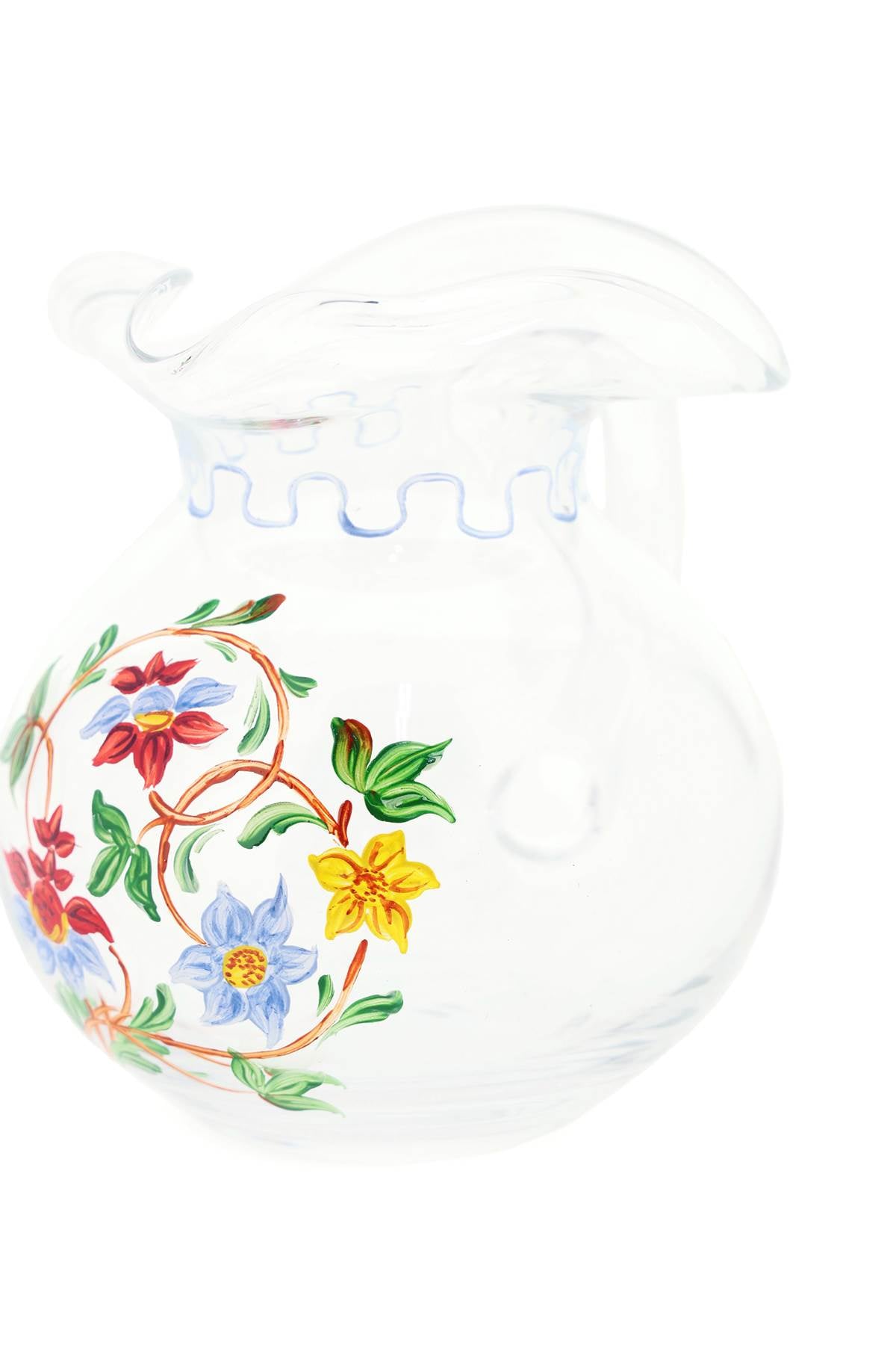 murano cornucopia jug