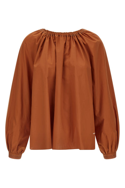 cotton poplin blouse